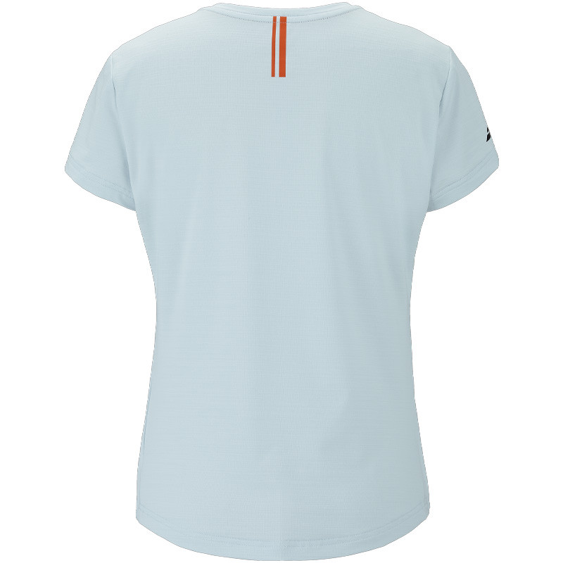 Tee-shirt Babolat Play Crew Neck fille bleu clair – Confort et Style