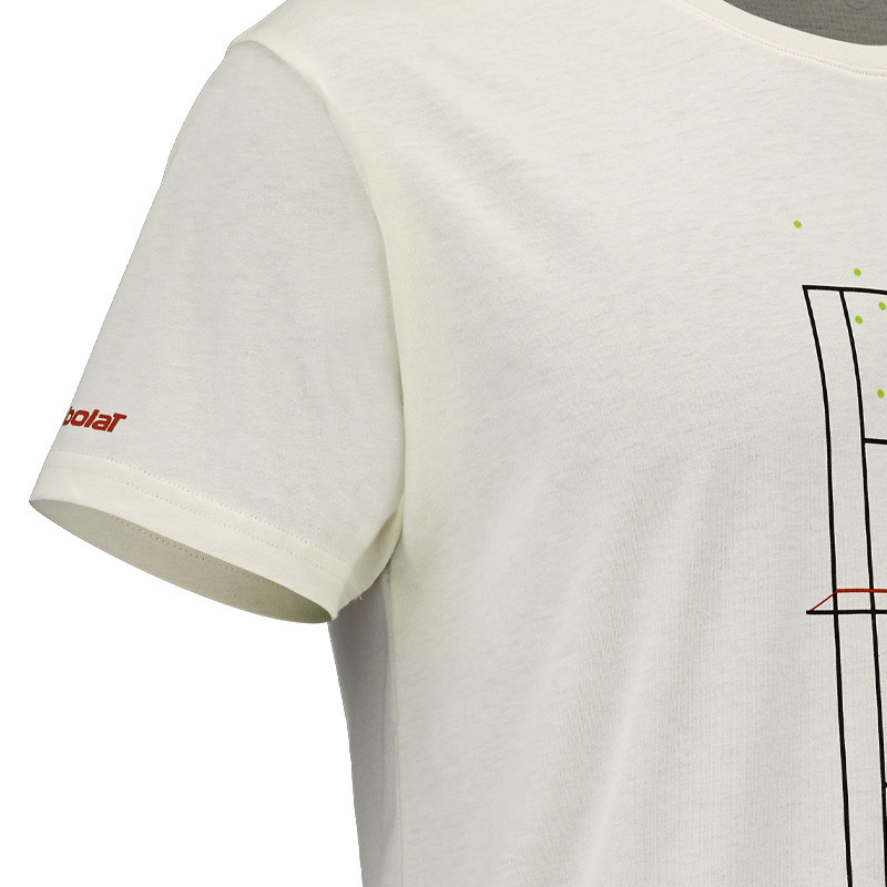 Tee-shirt Babolat Message Tee Homme Beige