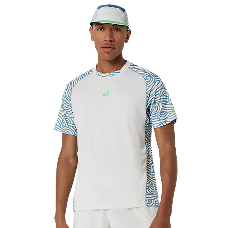 Tee-shirt Asics Padel Court Print Top blanc