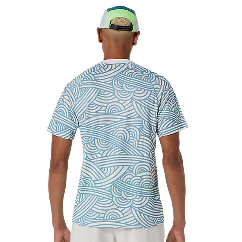 Tee-shirt Asics Padel Court Print Top blanc