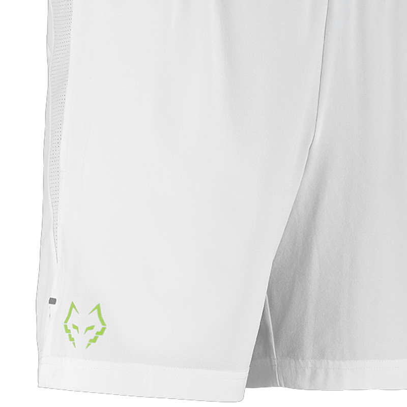Short Babolat Juan Lebrón blanc et vert