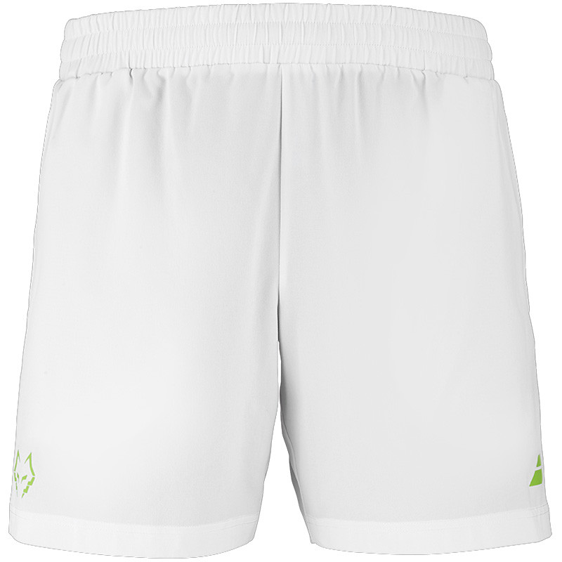 Short Babolat Juan Lebrón blanc et vert