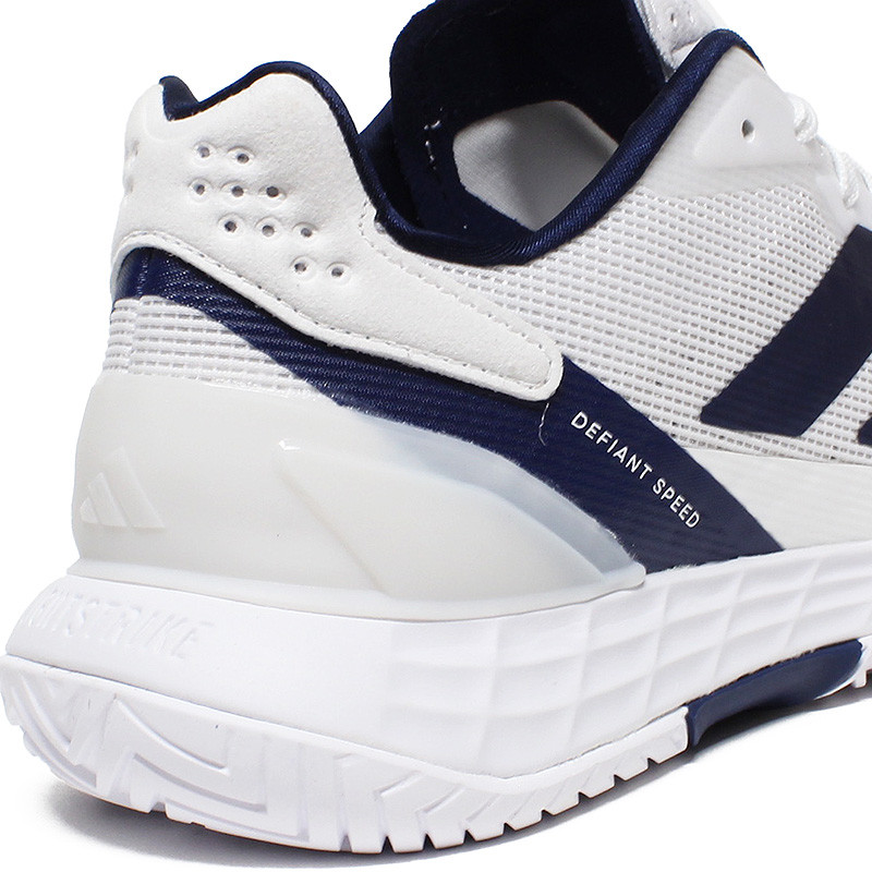 Adidas Defiant Speed 2 blanc et marine – Légèreté et Maintien Optimal