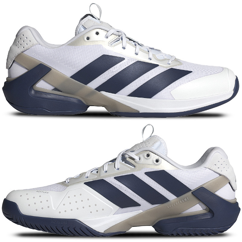 Adidas Adizero Ubersonic 5 blanc-bleu