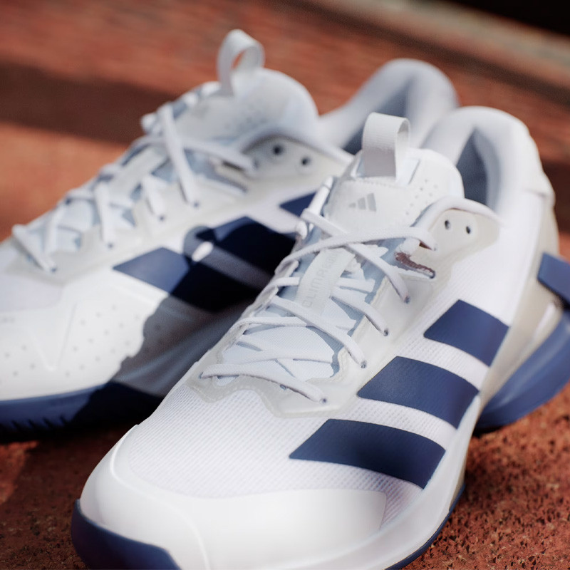 Adidas Adizero Ubersonic 5 blanc-bleu