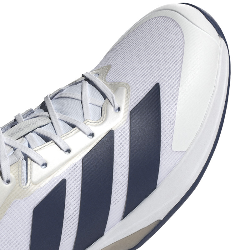 Adidas Adizero Ubersonic 5 blanc-bleu, Vitesse et Réactivité