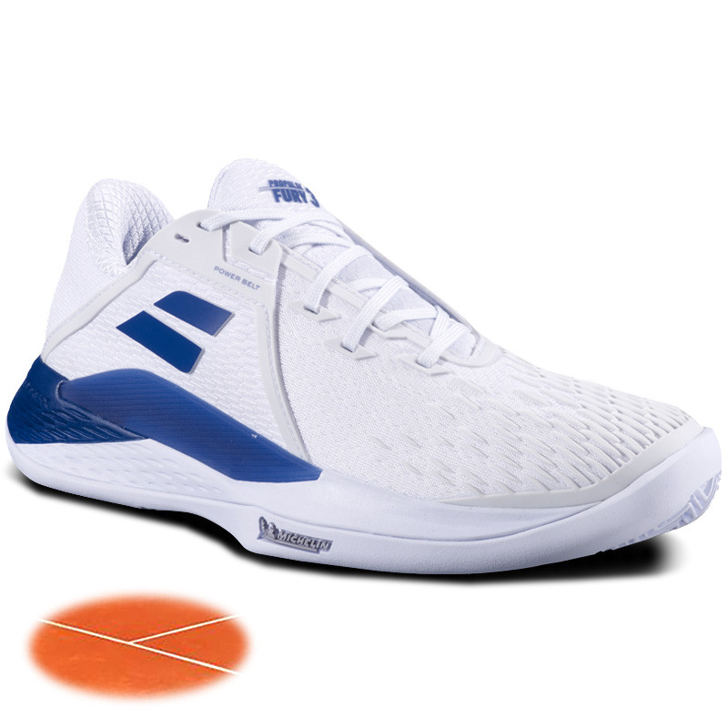Babolat Propulse Fury 3 Clay blanc-bleu