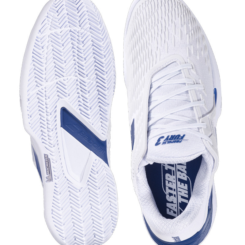 Babolat Propulse Fury 3 Clay blanc-bleu