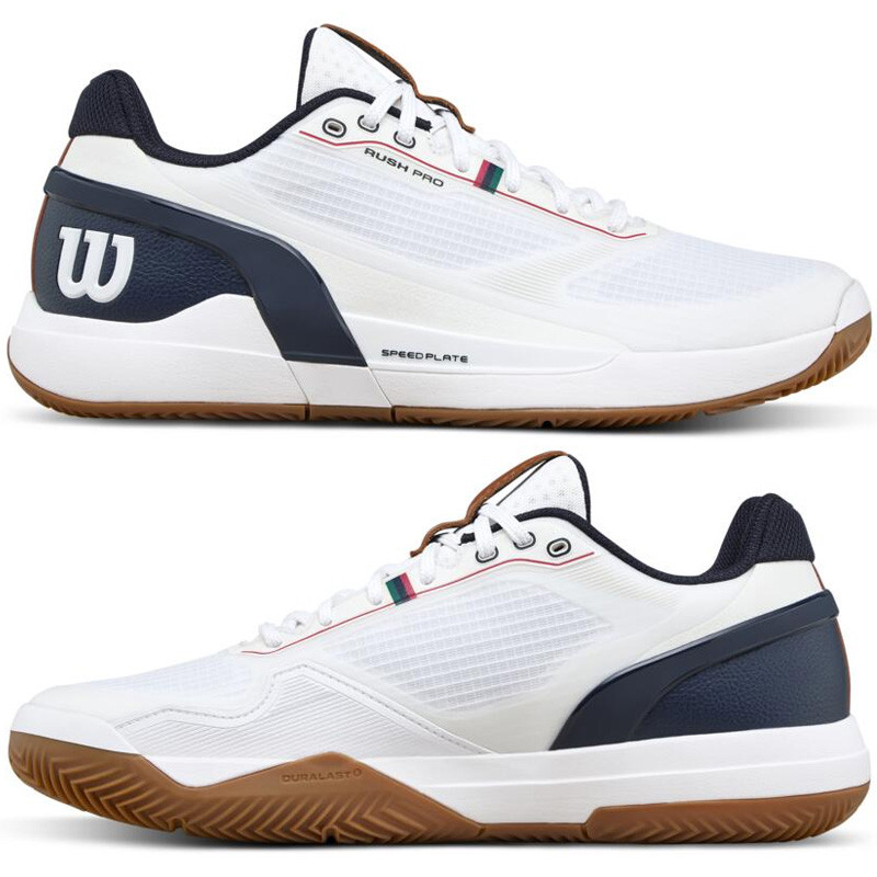 Wilson Rush Pro 5 Clay blanc-marine