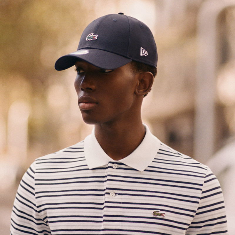 Casquette Lacoste x New Era marine