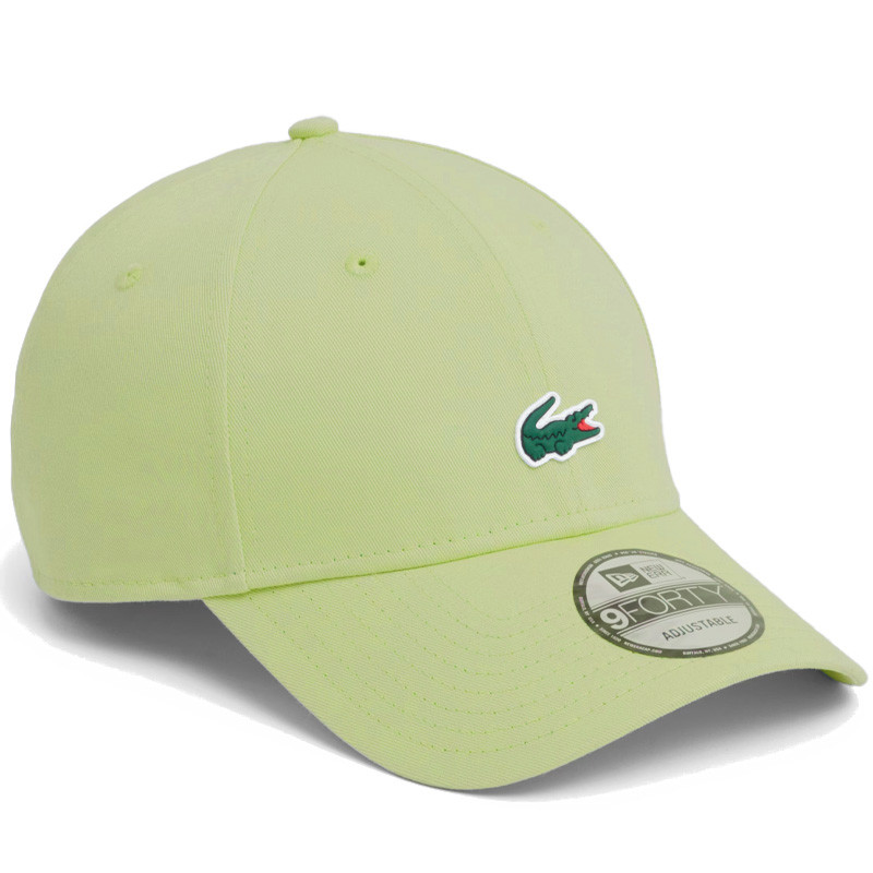 Casquette Lacoste x New Era vert clair, L'Alliance Style et Modernité