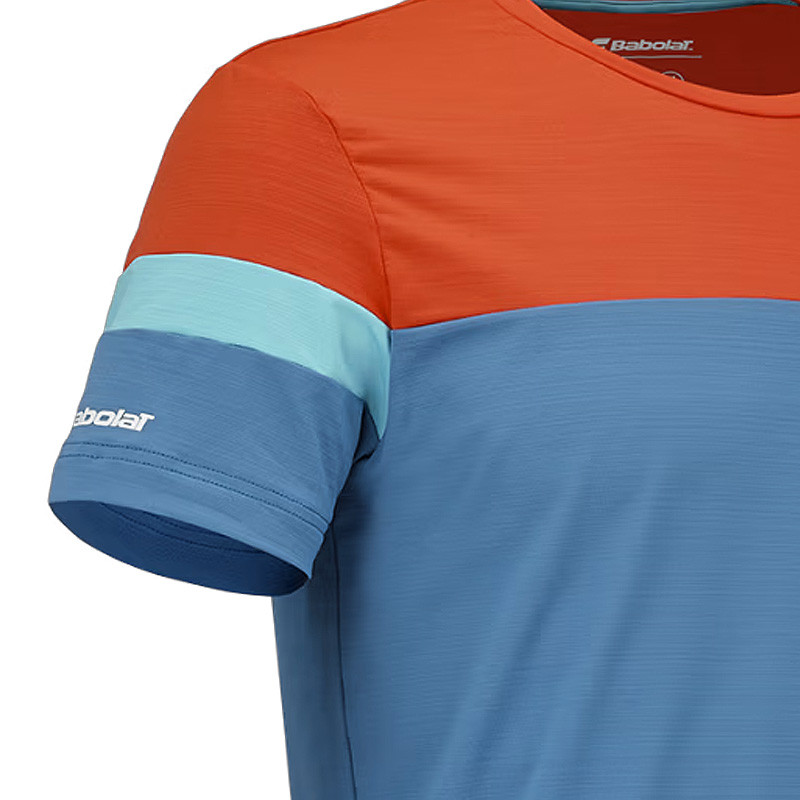 Tee-shirt Babolat Perf Crew bleu-ocre