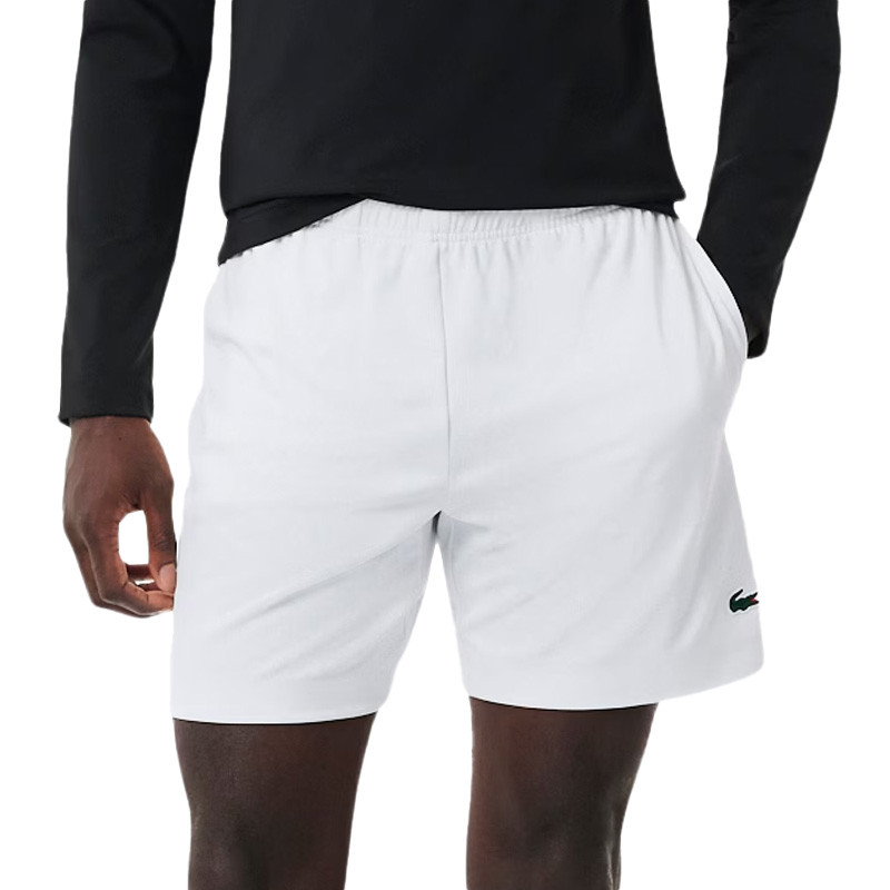 Short Lacoste Sport Regular Ultra Dry blanc