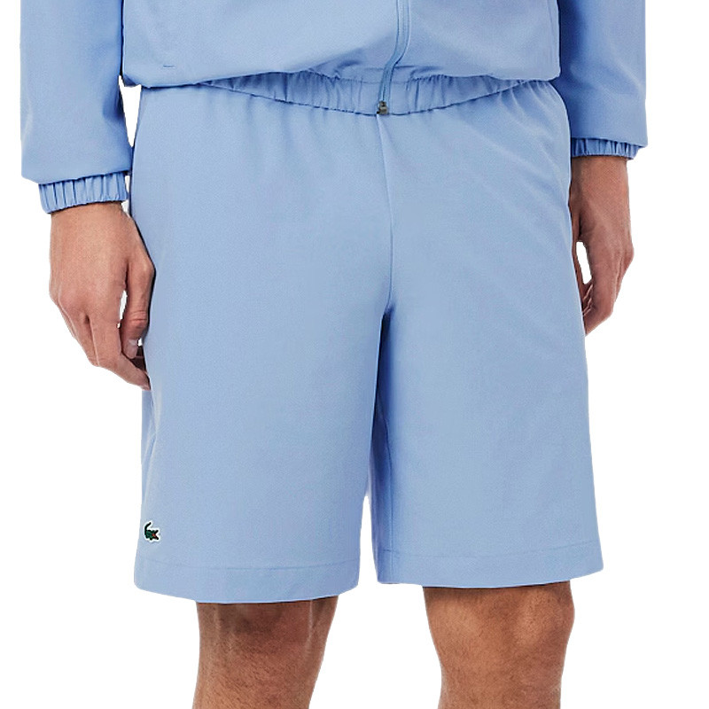 Short de tennis homme Lacoste Regular Fit Ultra Dry Bleu Lavande