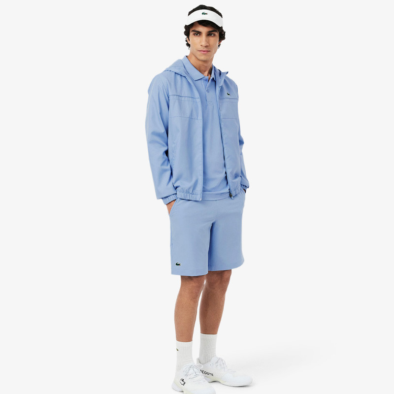 Short de tennis homme Lacoste Regular Fit Ultra Dry Bleu Lavande