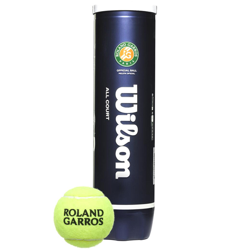 Tube 4 balles Wilson Roland Garros All Court