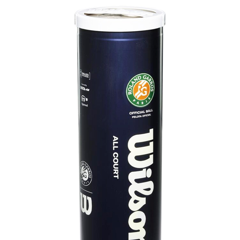 Tube 4 balles Wilson Roland Garros All Court