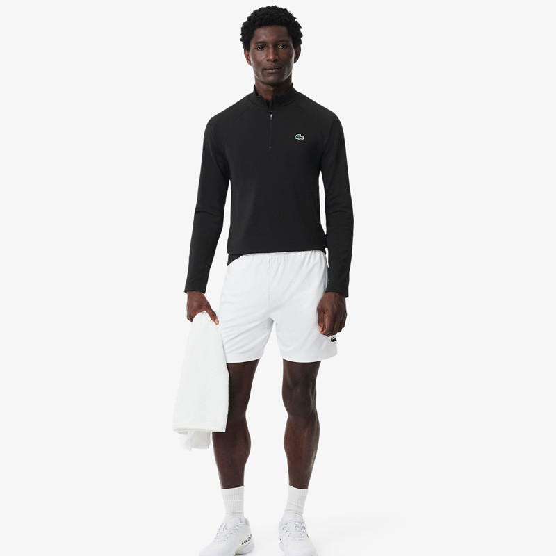 Sweat 1/2 zip Mid-Layer Lacoste Sport Ultra Dry noir