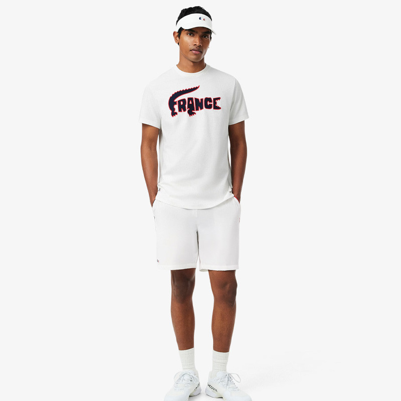 Tee-shirt Équipe de France de Tennis Lacoste coloris blanc