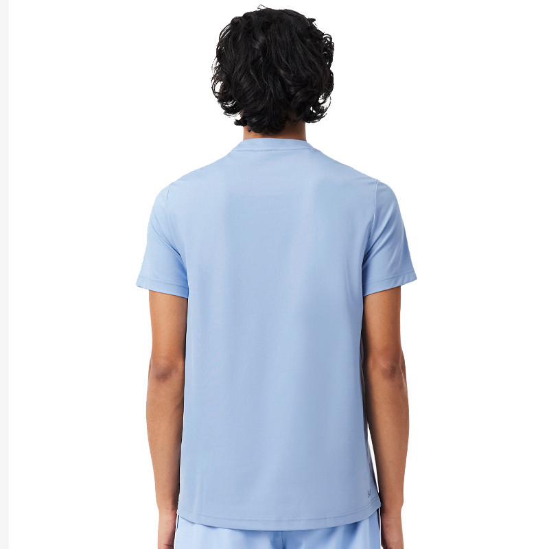 Tee-shirt Lacoste Sport Stretch bleu lavande, protecteur et respirant
