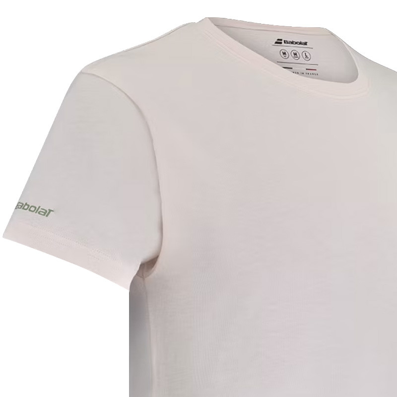 Tee-shirt Babolat Exercise Club 1875 Unisexe, coloris rose pâle