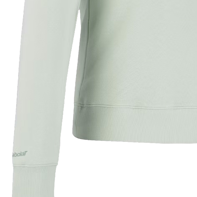 Sweat Babolat Exercise Club 1875 Unisexe, coloris Vert Pâle