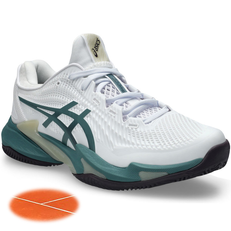 Asics Court FF 3 Clay Homme blanc-vert