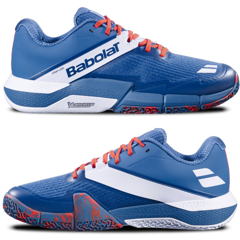 Babolat Movea 2 bleue, Sécurité totale et confort durable sur le court