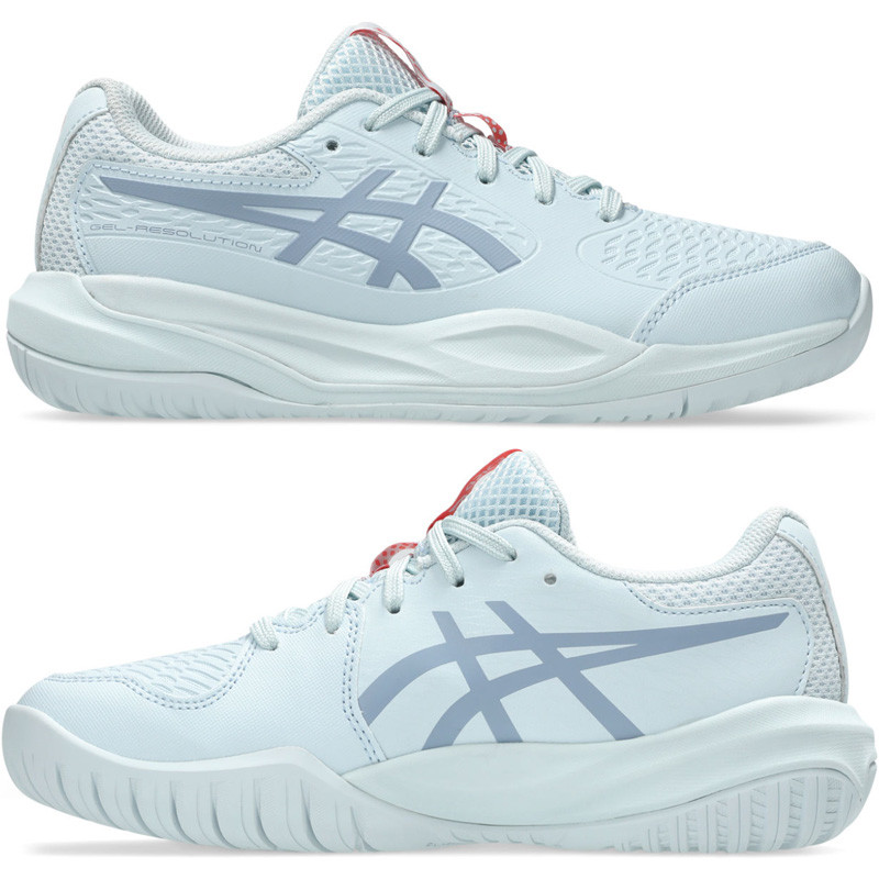 Asics Gel Resolution X junior bleu ciel