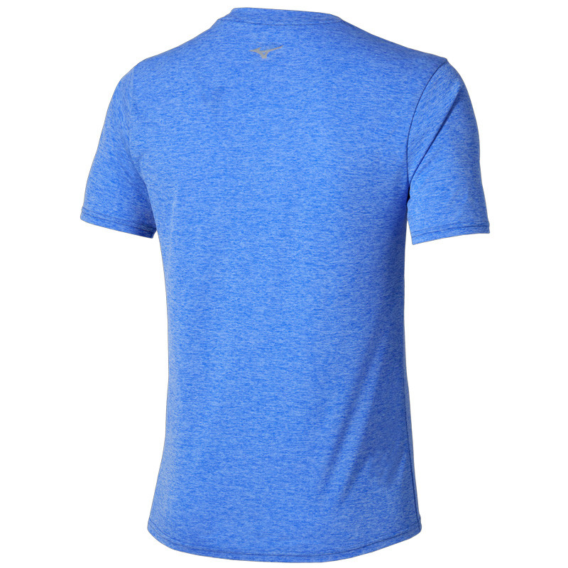 T-Shirt Homme Mizuno Core Runbird, coloris bleu