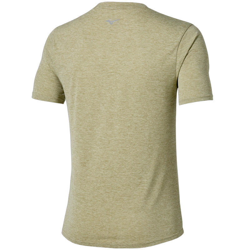 T-Shirt Homme Mizuno Core Runbird, coloris beige