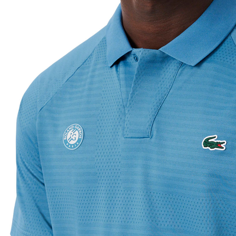 Polo Lacoste Roland Garros bleu