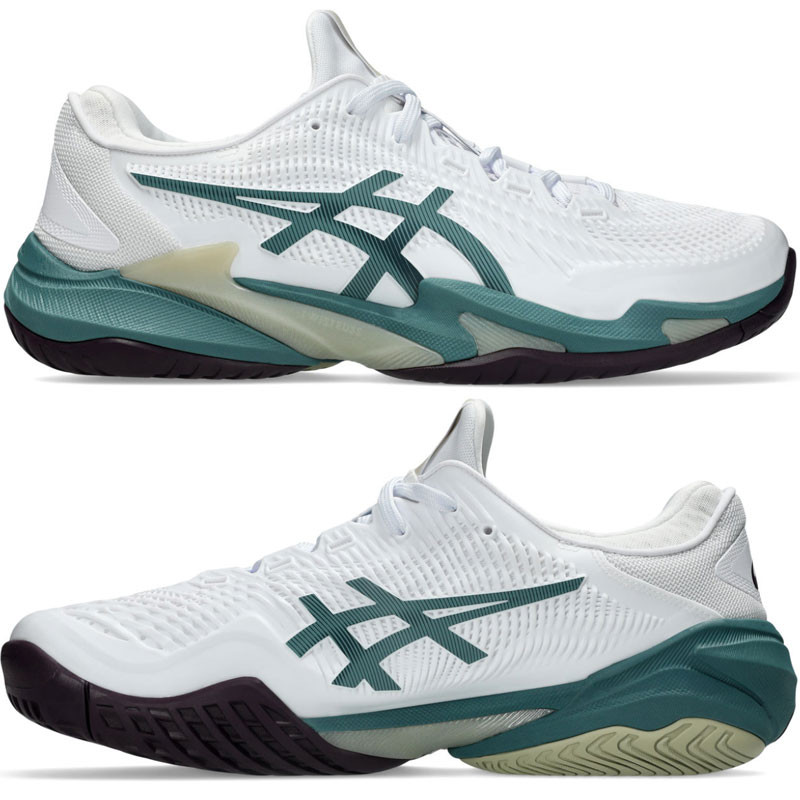 Asics Court FF 3 blanc-vert