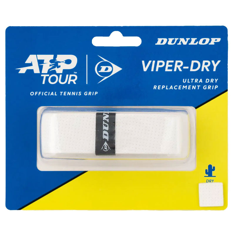 Grip de remplacement Dunlop Viper Dry blanc ou noir
