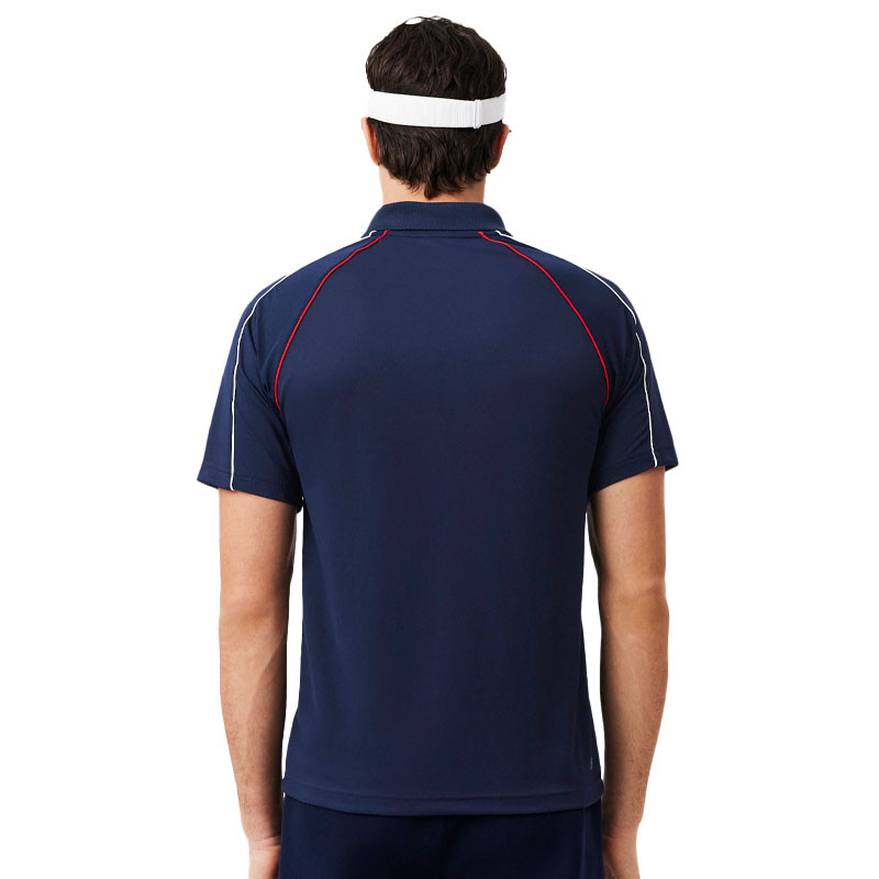 Polo Lacoste Équipe de France Tennis bleu marine : La Performance Tricolore