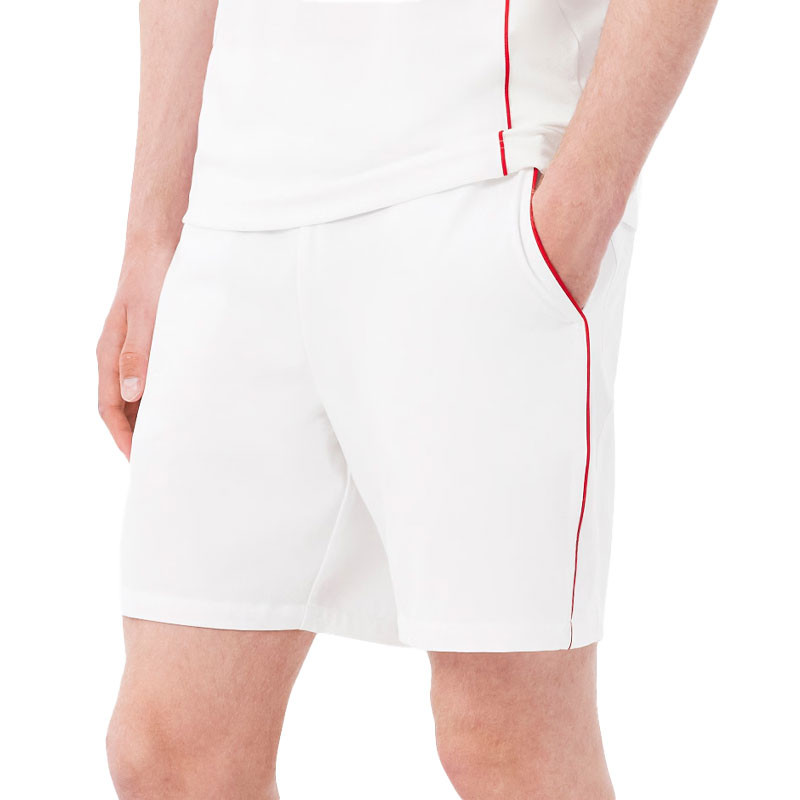 Short Lacoste Équipe de France Tennis blanc : La Performance Tricolore