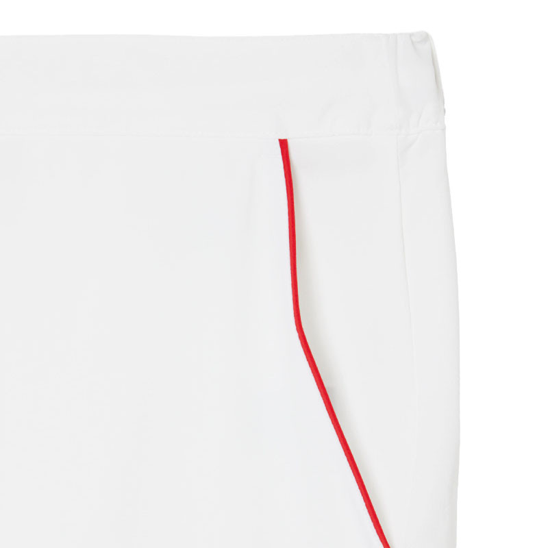 Short Lacoste Équipe de France Tennis blanc : La Performance Tricolore