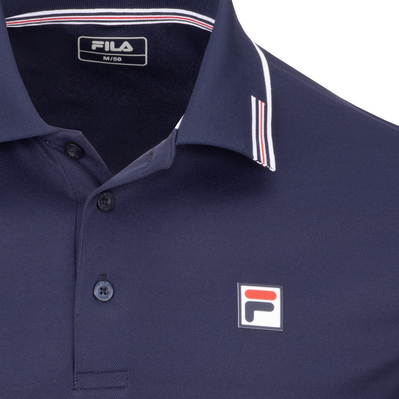 Polo de tennis Fila Alejandro bleu nuit