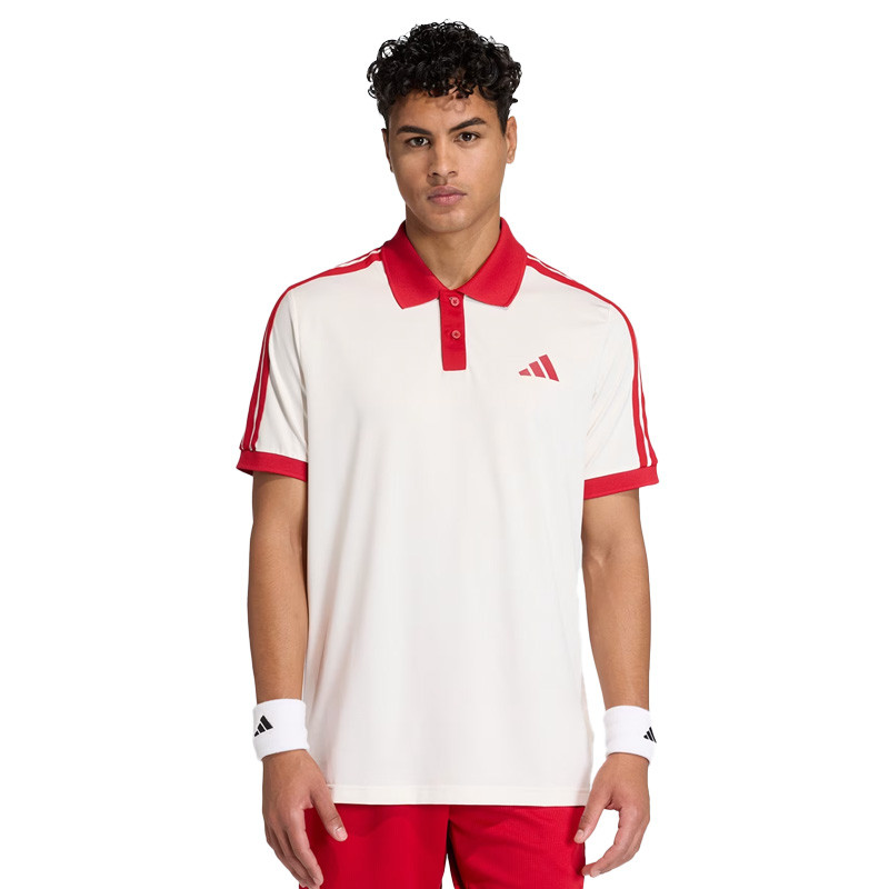 Polo de Tennis Homme Adidas Heritage Legend Classics beige