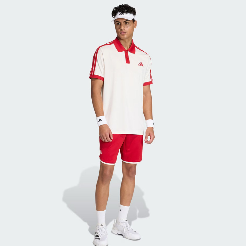 Polo de Tennis Homme Adidas Heritage Legend Classics beige