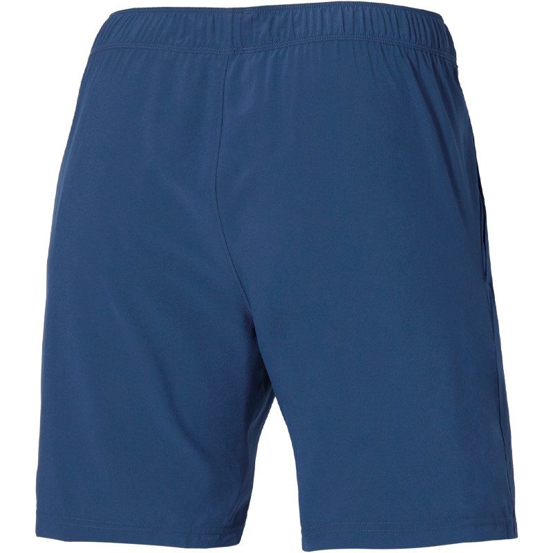 Short de Tennis Homme Mizuno Flex Short 8in - Bleu Nuit