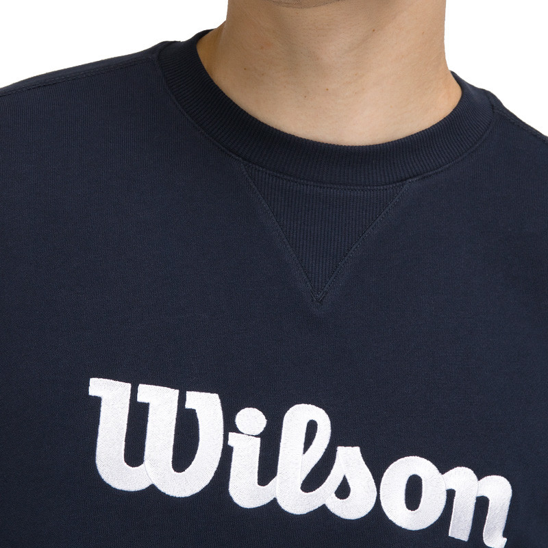 Sweat Homme Wilson Teams Classic Crewneck - Bleu Marine