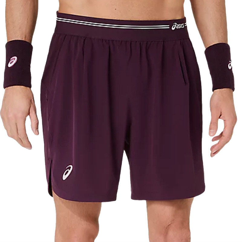 Short de tennis Asics Game 7 bordeaux