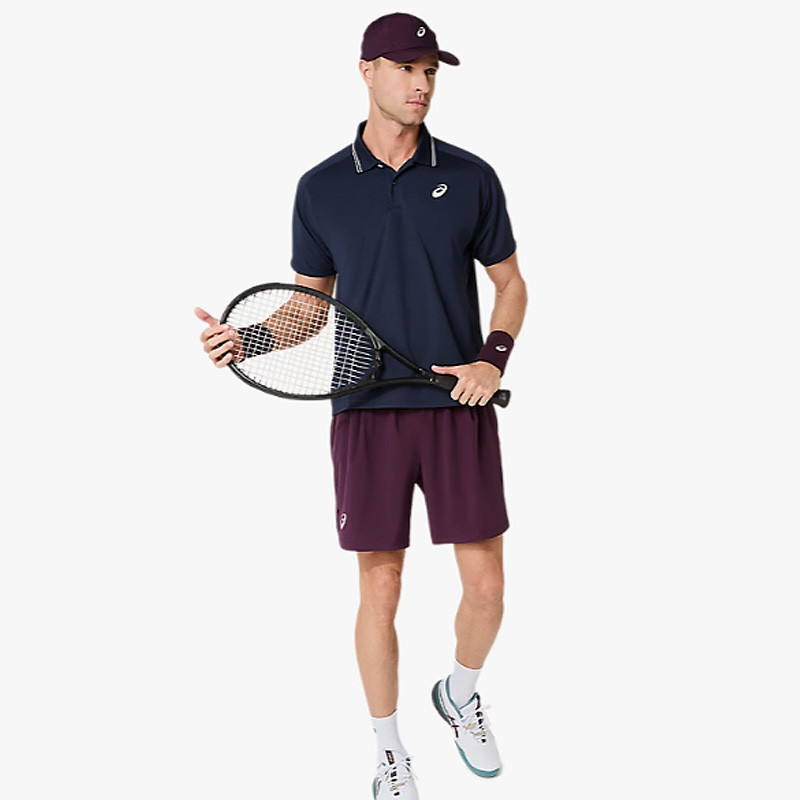 Short de tennis Asics Game 7 bordeaux