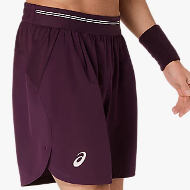 Short de tennis Asics Game 7 bordeaux