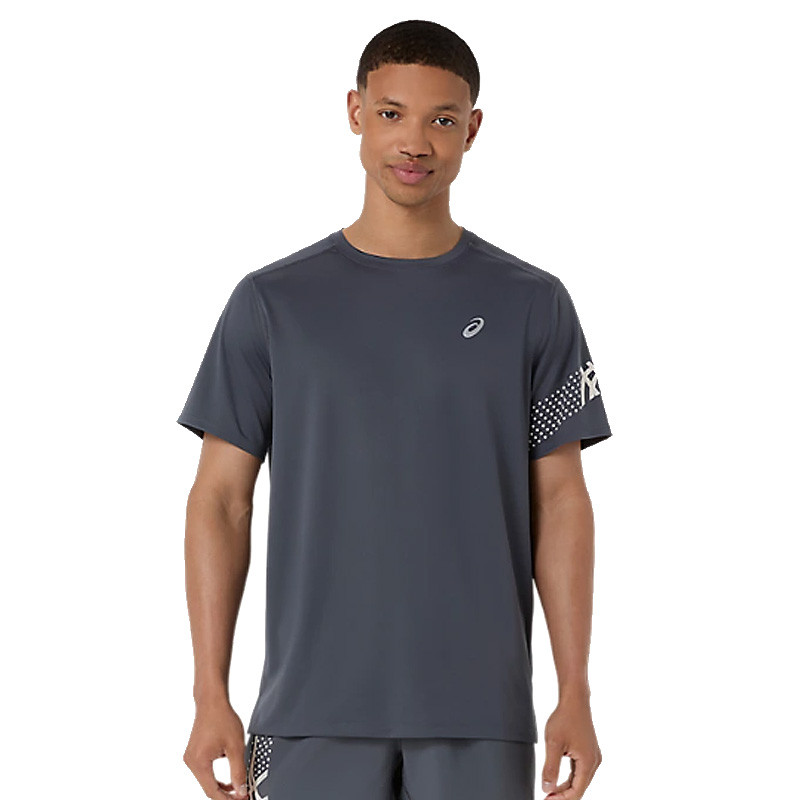 Tee-shirt homme Asics Icon Top gris foncé