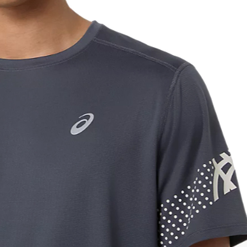 Tee-shirt homme Asics Icon Top gris foncé