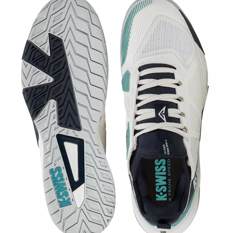 K-Swiss K-Frame Speed Rublo blanc-bleu All Court - Andrey Rublev