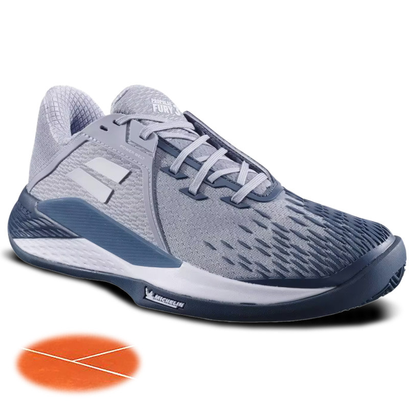 Babolat Propulse Fury 3 Clay gris-bleu