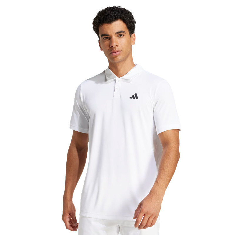 Polo de tennis homme Adidas Club blanc